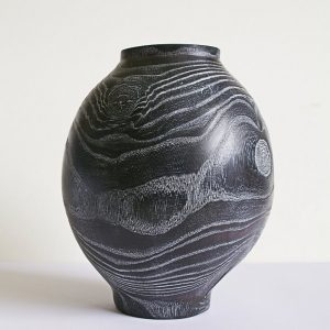 Marbled Moon Jar (Ash)